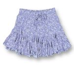 Aeropostale  Y2K‎ Floral Tie Waist Flippy Mini Skirt Purple Small Photo 12