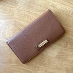 Calvin Klein Thin Brown Leather Bifold Wallet Photo 0