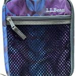 L.L.Bean  purple & blue lunch box. Wear on corners as pictured. Photo 0