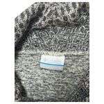 Columbia  Sweater Womens M Geometric Pullover High Neck Long Sleeve Outdoor Gray Photo 4