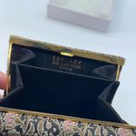 Vintage Larcazy, 230.Ruede Rivoli, Paris brocade wallet. Gold Photo 7