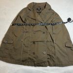 Bebe Vintage Addiction Button Up Utility Cape Jacket Size M Hipster Casual Photo 7