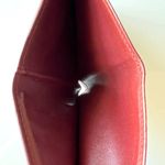 Cartier Authentic  Burgundy Leather Wallet with Gold Accents Photo 5
