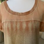 POL  Short Sleeve Top in Beige and Tan Photo 1