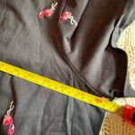 Vintage America Black Cherry Print Women's Top size XXL Photo 7