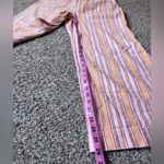 Maeve Striped Linen Wide Leg Cropped Pants Photo 6