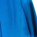 Nina McLemore Blue Button Front Jacket 100% Wool Women Sz 0 Photo 6