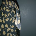 Josephine Chaus  20 Skirt Suit Black Gold Stemmed Leaf Pattern Set Plus Photo 8