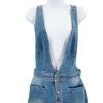 Free People Old School Love Jumper Denim Overalls Jean Dress Photo 6