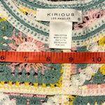 Kirious  Los Angeles Crochet pink yellow green and white Crop Top Size Small. Photo 6