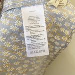 Madewell  Chambray Floral Daisy Jordan Cascading Ruffle Wrap Midi Dress Size XXS Photo 4