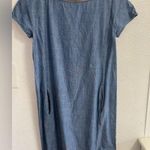 Lightweight Denim shift dress with cap sleeves size S ( see measurements) Blue Photo 0