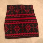 Rue 21 Red + Black Tribal Print Skirt Photo 0