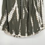 Knox Rose Boho Tank Top Green White Tie Dye Crochet Sleeveless Size S Photo 5