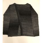 prAna Julien Charcoal Ombré Split Back V-neck Sweater Sz M Photo 4