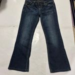 Rue 21  Dark Wash Bootcut Bedazzled Rhinestone Regular 3/4 Jeans Casual Y2K Photo 2