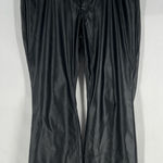 Wild Fable  Black Faux Leather Low Rise Flare Pants Size 14 Photo 0