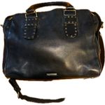 Rebecca Minkoff Black Grommet Studded Satchel Handbag for Women Photo 1