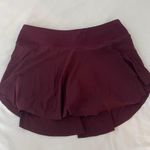 Lululemon Maroon Tennis Skirt Photo 0