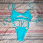 One Piece  Cut Out Bikini Size XS/S Sky Blue Photo 2