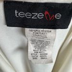 Teeze Me Beautiful white and light blue ombré off shoulder lace sleeve dress size small Photo 5