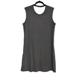 Toad & Co Swifty Breathe Dress in Gray Stripe Photo 2