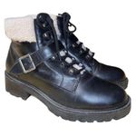 Kensie Kensi Black Leather Dagger Brooklyn Monroe Boots size 10 Photo 0