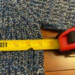 Manoush Blue White Black Crochet Knit Short Sleeve Sweater Size Small Photo 9