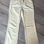 Coldwater Creek  petite 6 bootcut yellow jeans Photo 0