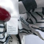 A New Day  Striped Ruffle Flutter Sleeve Crop Top L Photo 5