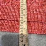 Pilcro Anthropologie  Jasmine Chunky Cable Knit Sweater Small Pink Cotton Blend Photo 12