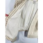 Chico's Chico’s Ecru Silver Tonal Tweed Long Sleeve Jacket Shrug size 2/Large 12 Photo 7