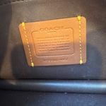 Coach 4957 Black Leather & Suede Crossbody Wallet on a Chain Bag Photo 1