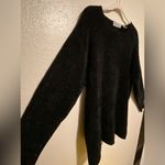 Carolyn Taylor Velvety Black Glittery Long Sleeve Sweater | Shirt | Top Photo 2