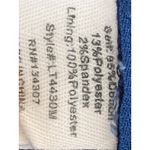 Line and Dot Joey Blue Denim Ruched Strapless V Photo 4