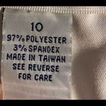 Coral Bay  Swing Stretch White Golf Shorts Size 10 Photo 2