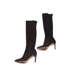 Cole Haan Genuine Leather Grand OS Black Suede Over The Knee High Heel Boots Photo 5