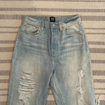 BDG urban outfitters slim straight distressed high rise button fly jeans Photo 1