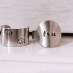 Ring Set Thick And Round Silver Photo 0