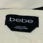 Bebe Women's White Tapered Leg Elastic Waist Trousers Jogger Sweat Pants Size 0 Photo 3