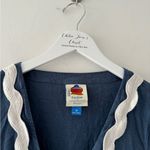 Farm Rio  Blue Embroidered Long Sleeve Dress M Photo 8