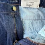 a.n.a NWT . Womens Jeans Denim Dark Blue Wide Leg High Rise Slant Pockets Size 8 Photo 8