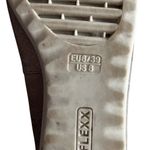 The Flexx Shoes Womens 8 Brown Shimmer Boco Loco Gold Ballet Flat Pom Pom Casual Photo 7