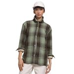 The North Face  Valley Twill Plaid Shacket | Misty Sage Utility Jacket Women’s M Photo 7