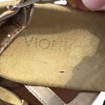 Vionic  Shoes Womens Size 9 Beige Cork Wedge Sandals‎ Strappy Rhinestone Comfort Photo 4