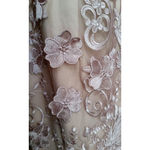 Mauve Blush Flower Embroidered Lace Formal Romantic Fairy Party Dress Decode 1.8 Pink Size 6 Photo 6