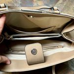 Nine West Marcelie Tote Tan Shoulder Scatchel Photo 11