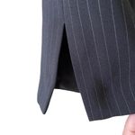 Tahari  Womens’ Pencil Black Pinstripes Midi Length Lined Back Zipper SZ 2P #1591 Photo 3