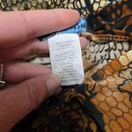 American City Wear  Y2k Petite Snakeskin Print Brown Fitted 3/4 Sleeve Top Rave Photo 6