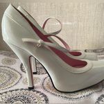 Leg Avenue Shoes By Ellie White Baby Doll Heels Size 8 New With Box Photo 2